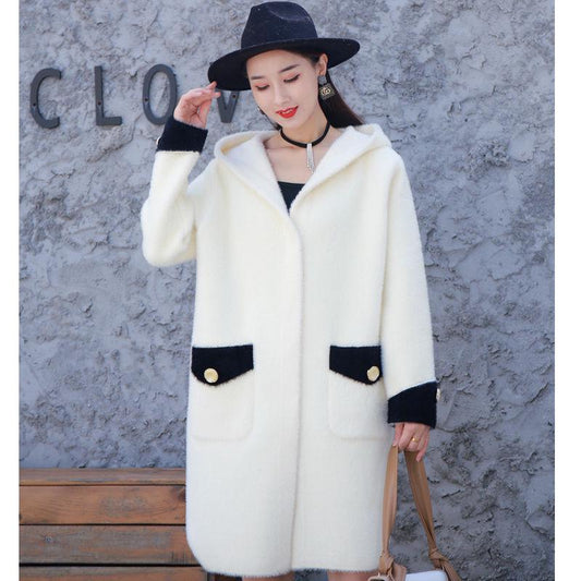 Autumn/Winter Large Size Woman's clothing Long Sleeve Warm Jacket Large size Woolen coat