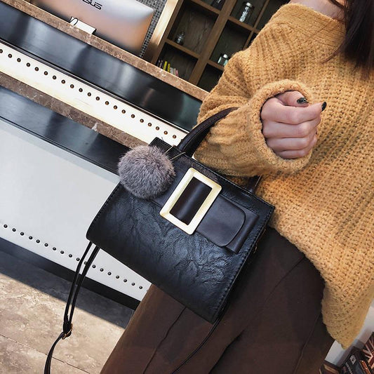 Korean Version of The Tide Minimalist Hundred Shoulder Bag Retro Personality Small Bags Messenger Hand Bag