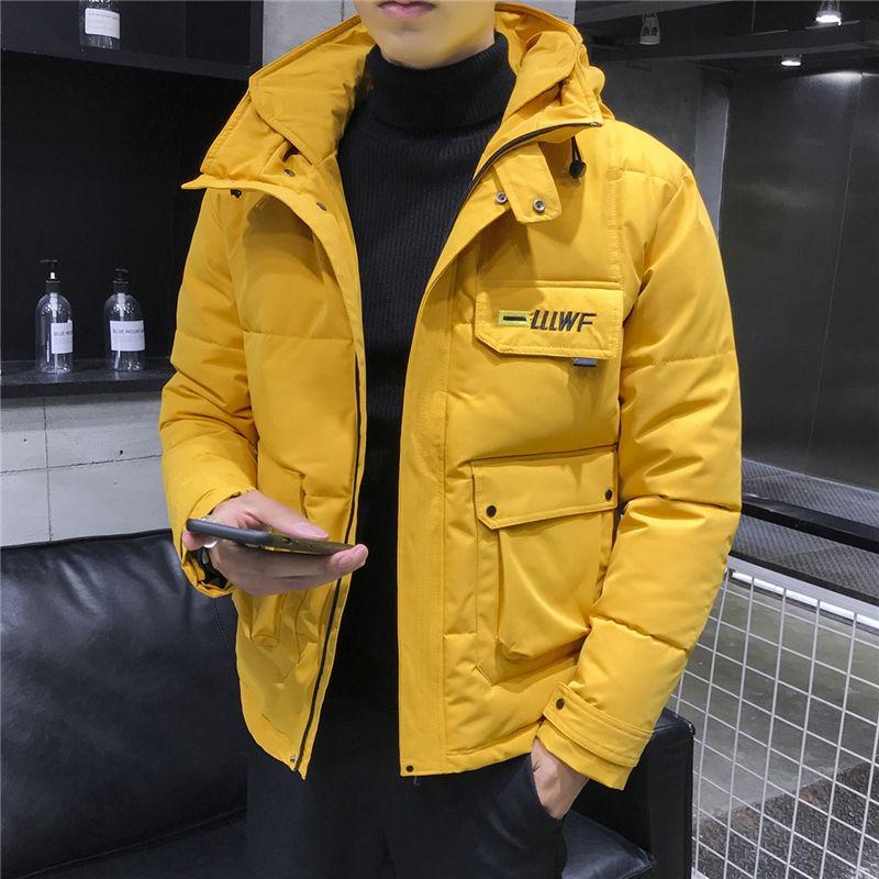 Tooling Warm Men's Winter Korean Jacket Trendy Brand Loose Large Size Thick Hooded Cotton Jacket