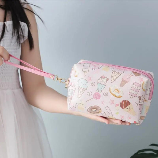 Cosmetic Bag Cute Storage Bag Portable Large-capacity Cosmetic Bag Female Hand Bag Cartoon