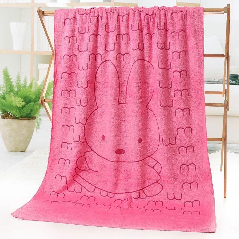 Super Absorbent Bath Towel Female Adult Cute Cartoon Big Towel Bath Towel Set Is Softer Than Pure Cotton and Does Not Shed Hair