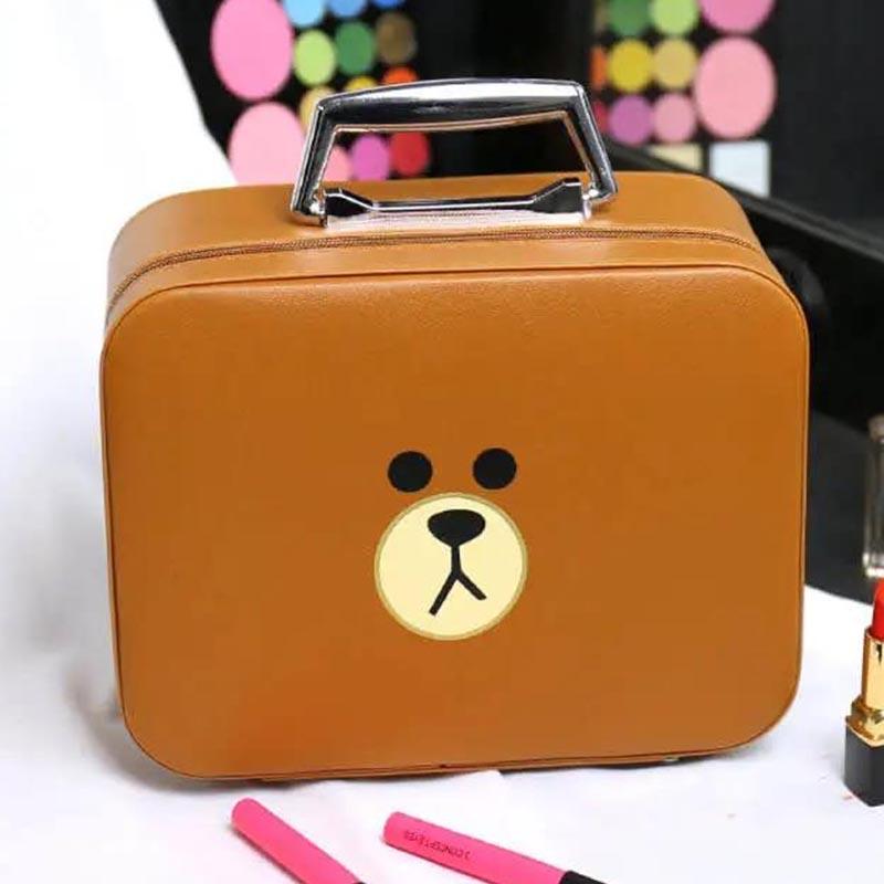 Cosmetic Bag Cute Cartoon Portable Cosmetic Case Portable Travel Cosmetic Storage Bag