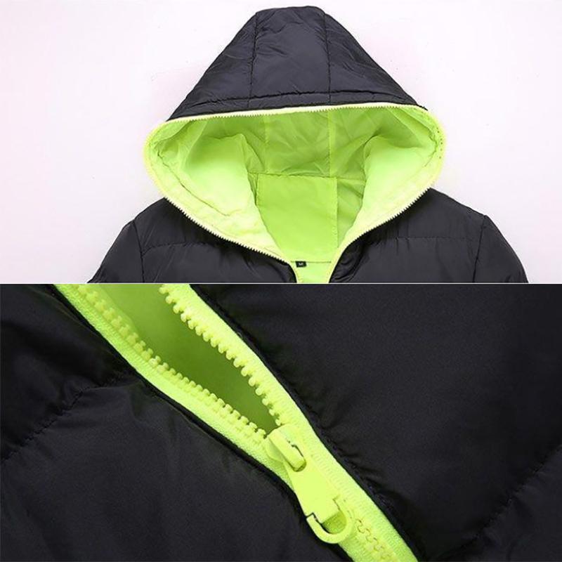 Men's Feather-padded Jacket Lightweight Casual Men's Jacket Autumn and Winter Youth Hooded Jacket