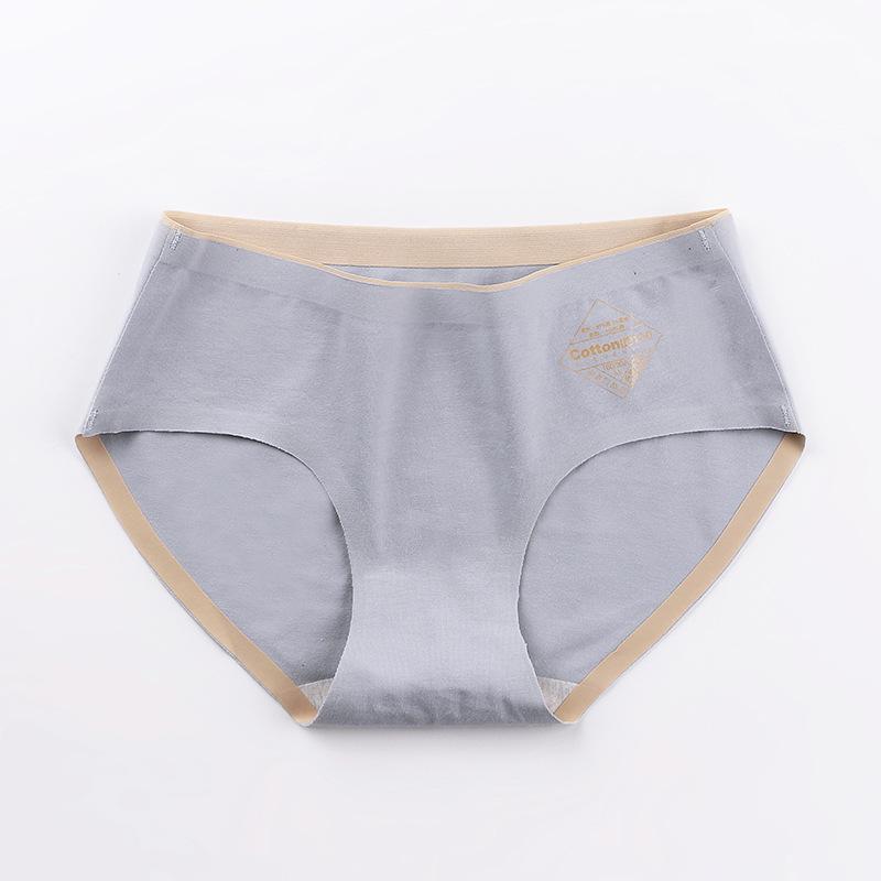 4Pcs/Set Women's Cotton Panties M-XL Comfortable Underpants Female Plus Size Solid Color Briefs