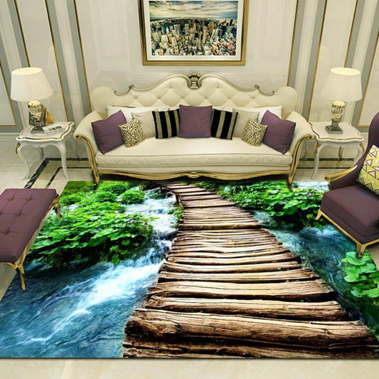 3D Carpet Floor Mats Bedroom Living Room Door Stepping Mats Home Door Mats Door Coffee Table Mat European Style