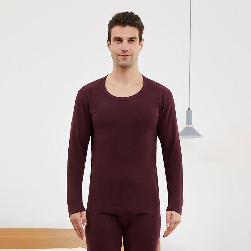 Men Winter Autumn Plus Velvet Thicken Thermal Underwear Tight Suit Constant Temperature Self-heating Soft Lining Male Pajamas Spring Long Sleeve Warm