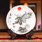 31cm Traditional Pastel Porcelain Plate Chinese Ornaments Creative Crafts Antique Relics Decoration