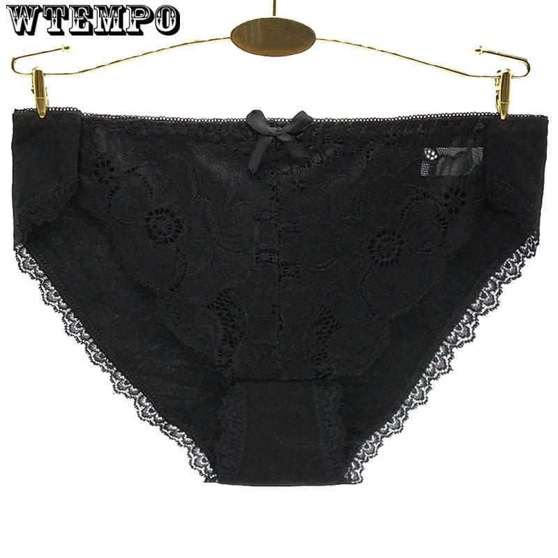 6 Pcs/Lot Lace Women's Underwear Antibacterial Sexy Girls Breathable Underwear Floral Lace