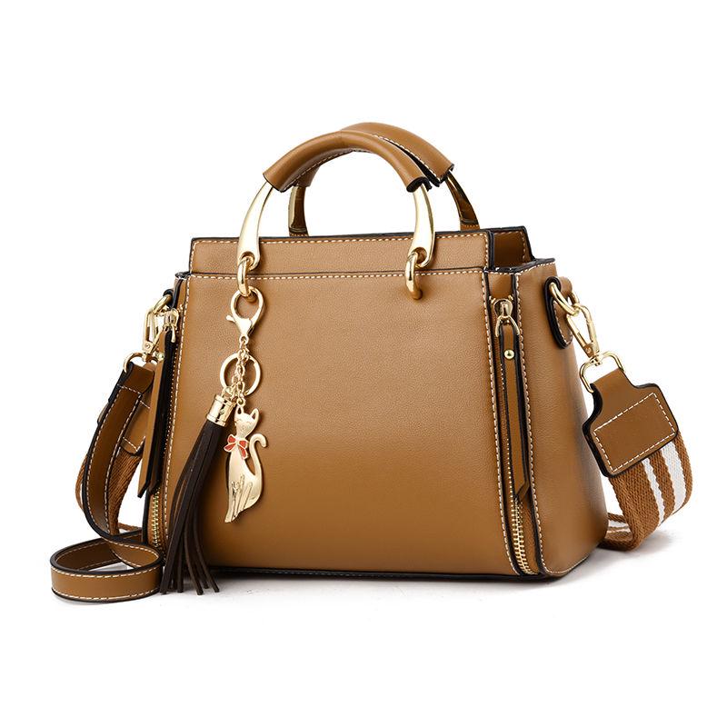 Trendy wild Patent leather bag Big capacity Woman bag European and American style Shoulder Handbag