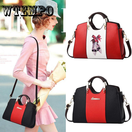 WTEMPO Brand Handbag Fashion Women Shoulder Bag Western Style Handbag