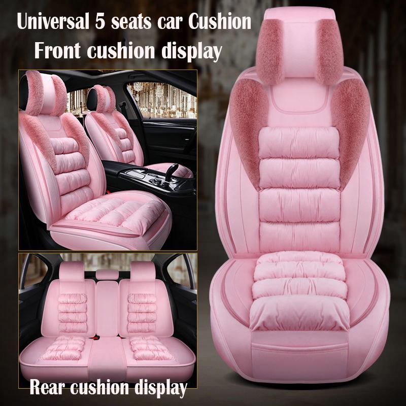 Universal Leather 5 set Auto Seat Cushion 5 seats Universal car seat cover Waterproof Car Seat Cover