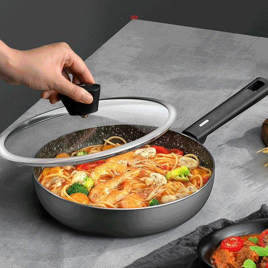 Non-stick Pan Frying Pan Household Cooking Pan Smokeless Pan Pancake Pan Kitchenware Wok