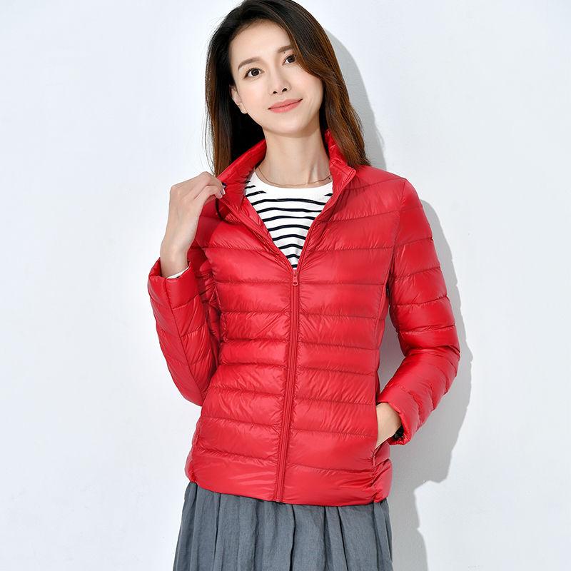 Women's Down Jacket Winter Short Hooded Warm Slim Fashion Solid Color Jacket