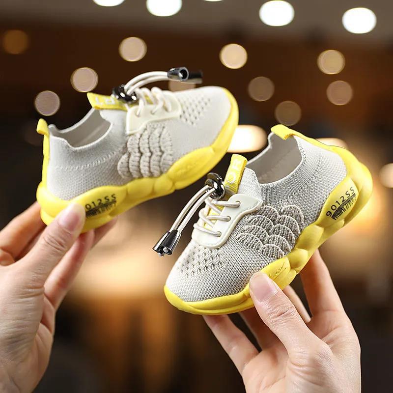 Children's Shoes, Boys' Sports Shoes Spring Children's Mesh Breathable Children's Shoes Boys' Running Shoes Double Mesh Shoes