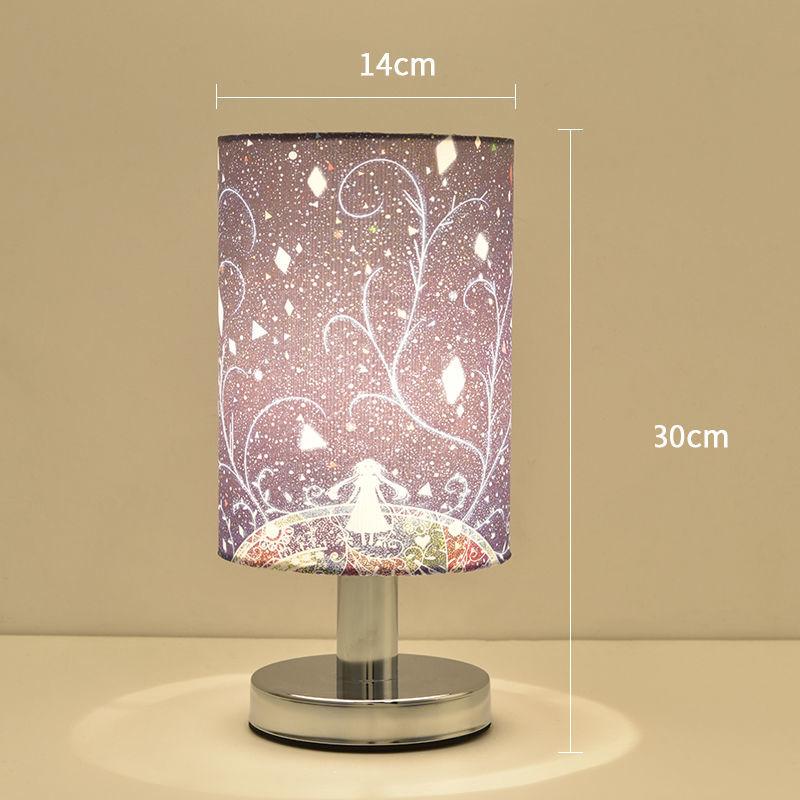 Romantic and Warm Home Energy-saving Table Lamp Bedroom Bedside Lamp Simple Modern Bedroom Lamp Creative Lamp Counter Lamp