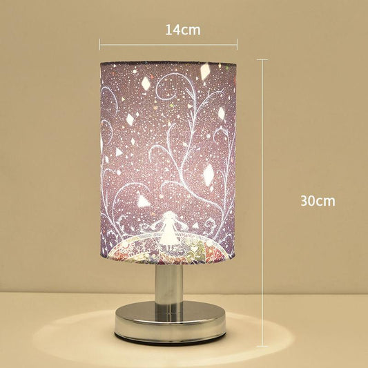 Romantic and Warm Home Energy-saving Table Lamp Bedroom Bedside Lamp Simple Modern Bedroom Lamp Creative Lamp Counter Lamp