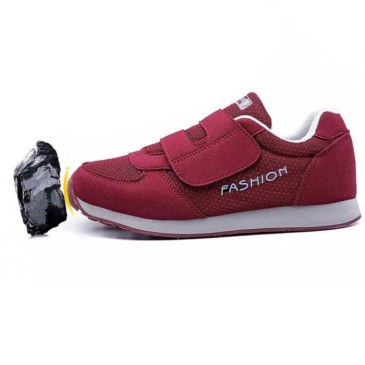 Antiskid Solid Color Middle-aged and Elderly Walking Shoes Soft Soled Mother's Shoes Lightweight Soft Soled Women's Sports Shoes