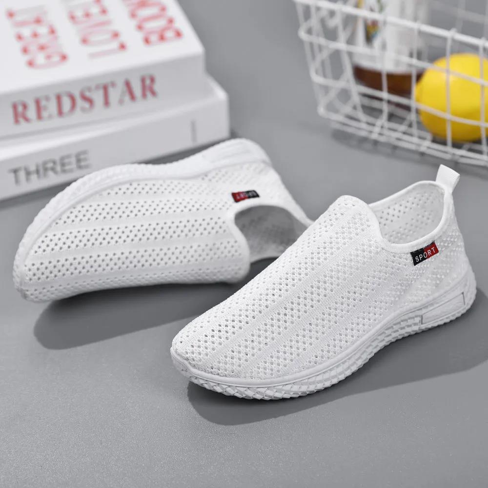 Women Non Slip Soft Sole Sports Versatile Casual Women's Shoes Light Mesh Shoes Summer Running Shoes Breathable Travel Shoes