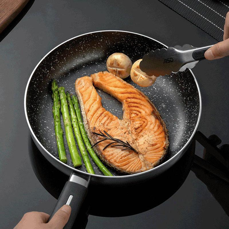 Non-stick Pan Frying Pan Household Cooking Pan Smokeless Pan Pancake Pan Kitchenware Wok