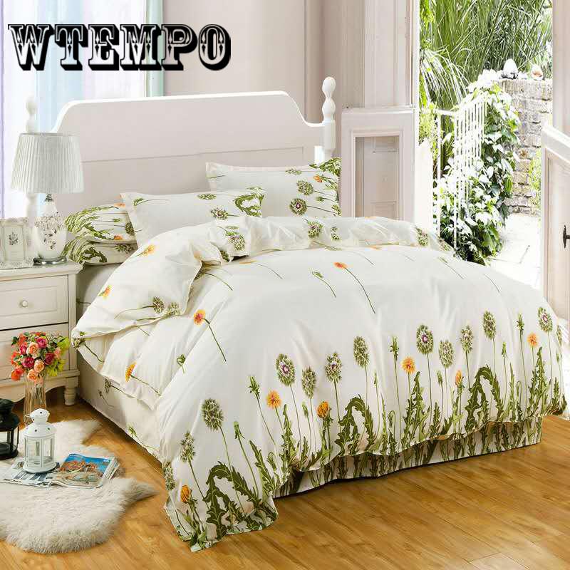 Brand 3Pcs Bedding Sets 3D Printed Flower Bedding Set Comforter Duvet Cover Set BedClothes