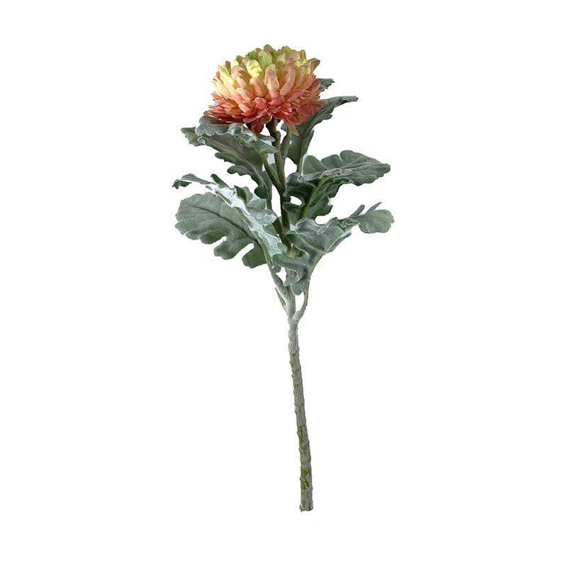 Simulation Ping Pong Chrysanthemum Fake Flower Plastic Flower Desktop Decoration Simulation Bouquet Living Room Fake Flower Decoration Ornaments