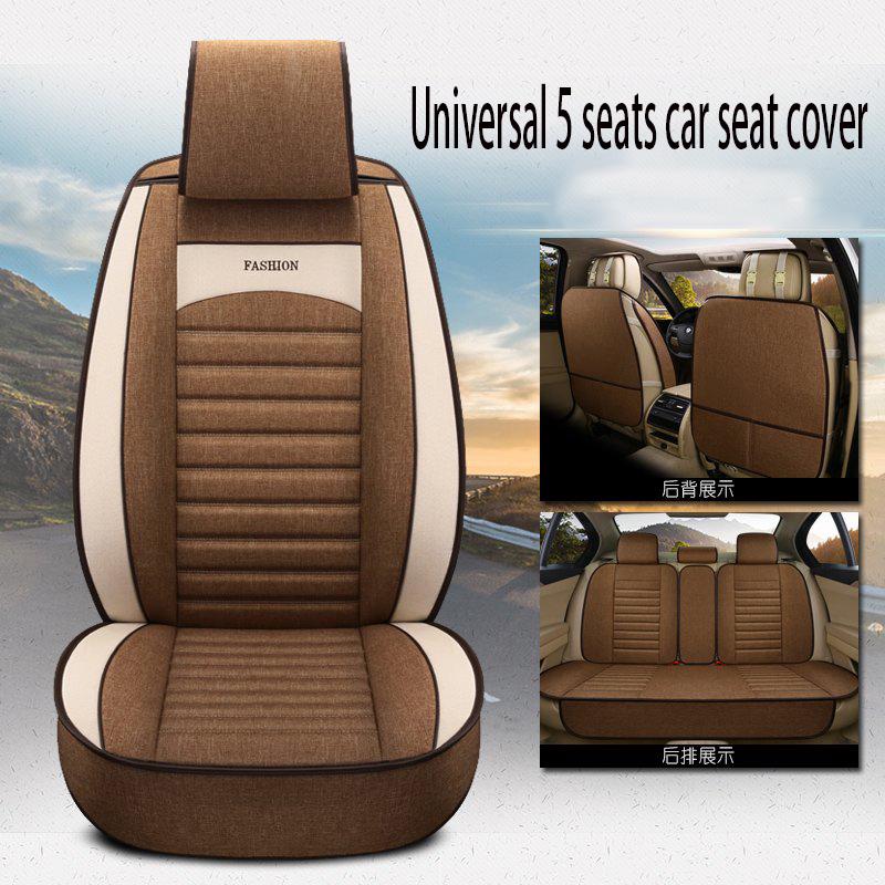 Universal Car seat cover Waterproof Car Seat Cover Universal 5 set Auto Seat Cushion Leather 5 seats