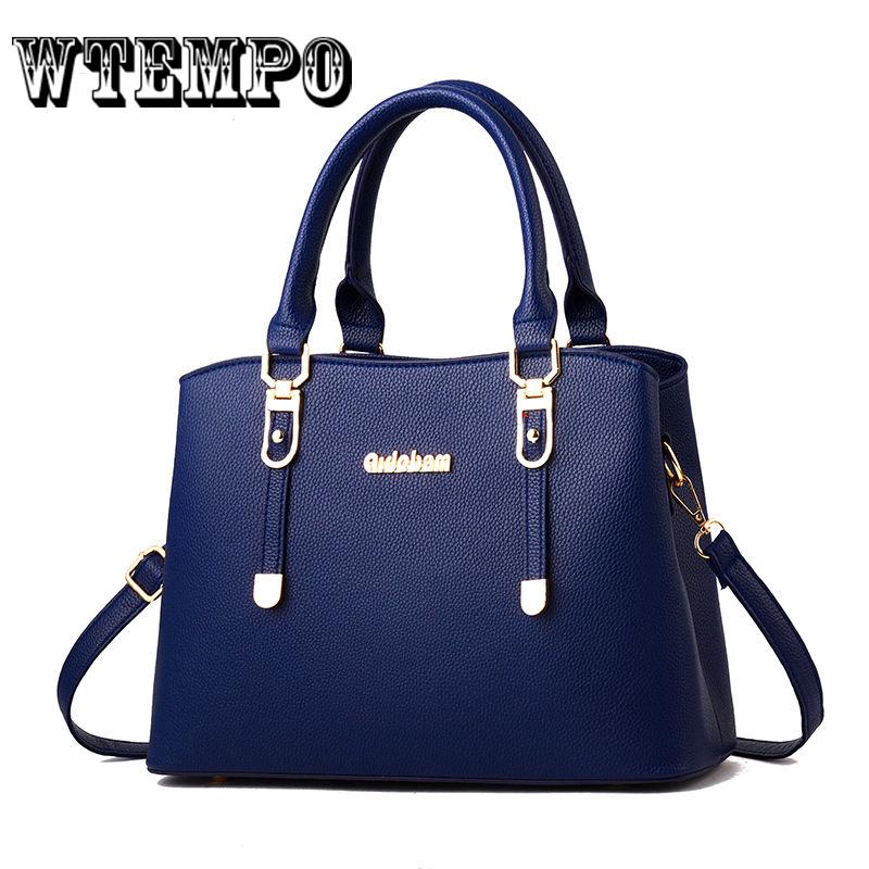 Handbags Fashion PU Tote Women Leather Handbag Messenger Shoulder Bags