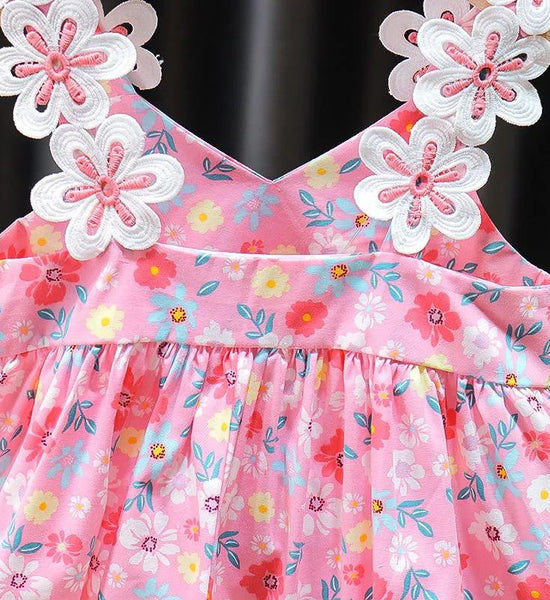 Baby Girl Skirt Summer Dress Princess Suspender Dress Children's Clothing Girl Dress Baby Floral