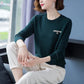 Spring Pullover Knit Bottoming Shirt Ladies Short Sweater Casual Versatile Outer Top Autumn