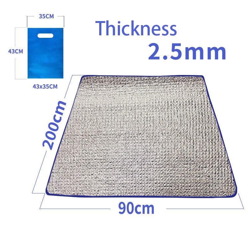 Moisture-proof Mat Outdoor Portable Waterproof Lawn Picnic Household Tent Aluminum Film Single Dormitory Sleeping Mat Floor Mat