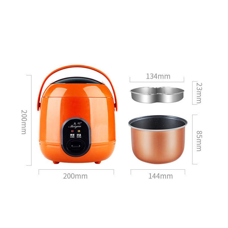 Mini Rice Cooker 1 - 2 People with Dormitory Small Capacity Can Be Cooked In Portable Rice Cooker Soup