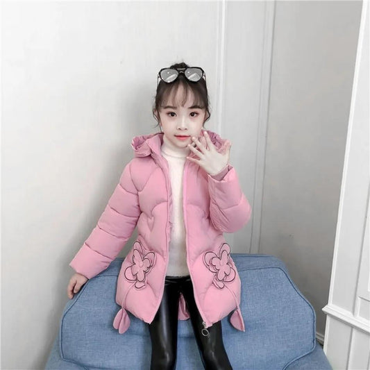 Baby Girls Jacket Winter Cotton Coat Children's Clothing Jacket Down Jacket Cute Baby Clothes