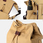 Men's Backpack Multi-layer Canvas High-capacity Casual Retro Student Computer Bag Travel Schoolbag