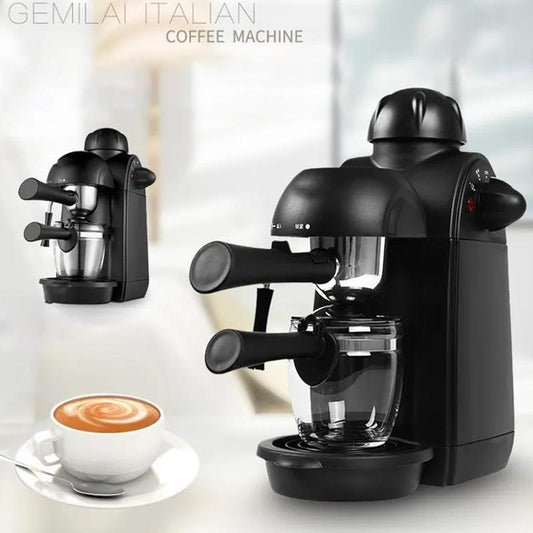 Pump Pressure Coffee Machine Household Espresso Machine Steam Milk Froth Small Mini Semi-automatic Fancy Coffee Machine