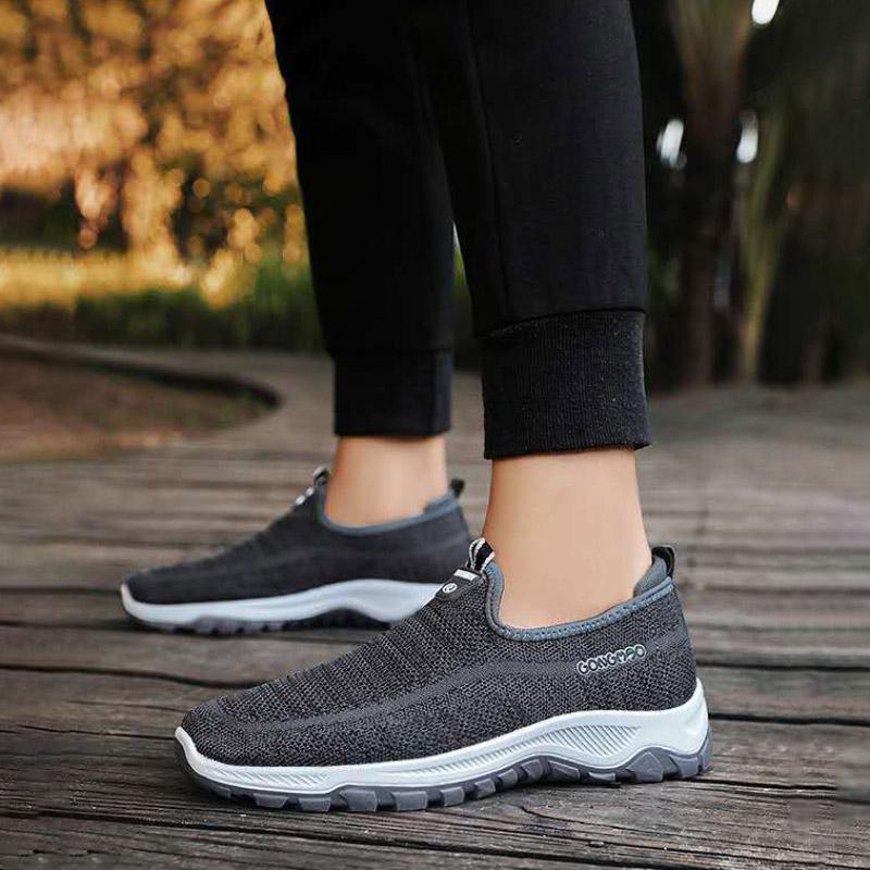 Men Shoes Casual Sports Shoes Light Weight Running Shoes Mesh Driving Shoes Breathable Sneakers