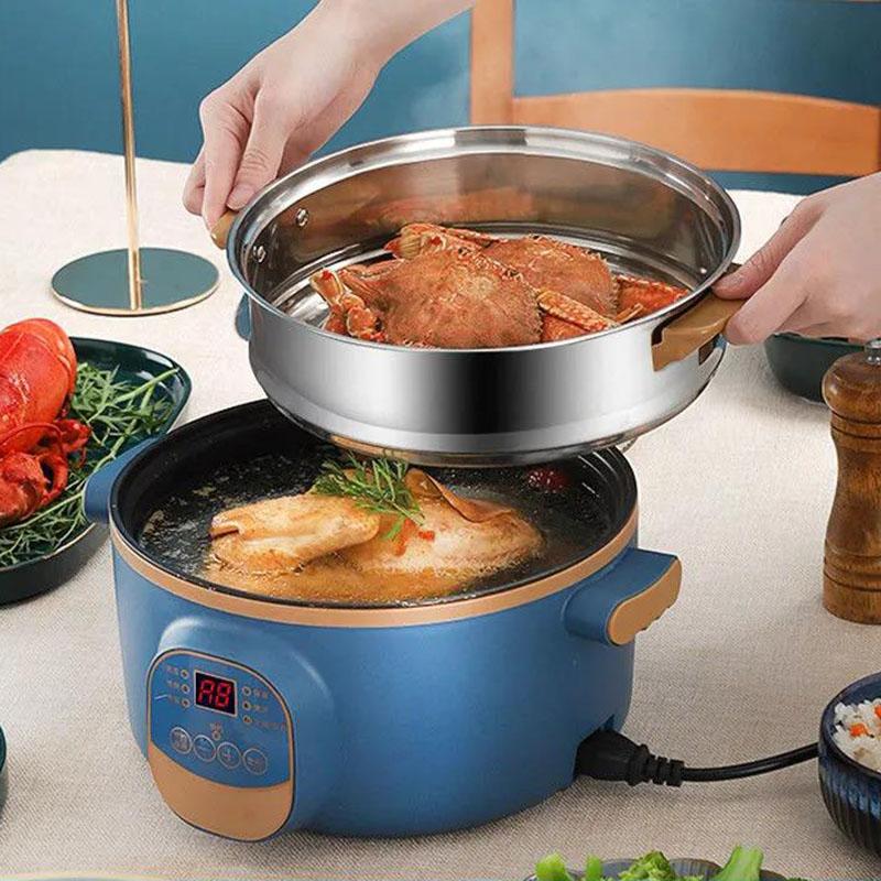 Electric Frying Pan Multi-function Electric Pot Mini Electric Skillet Small Electric Pot Household Pot Non-stick Small Pot