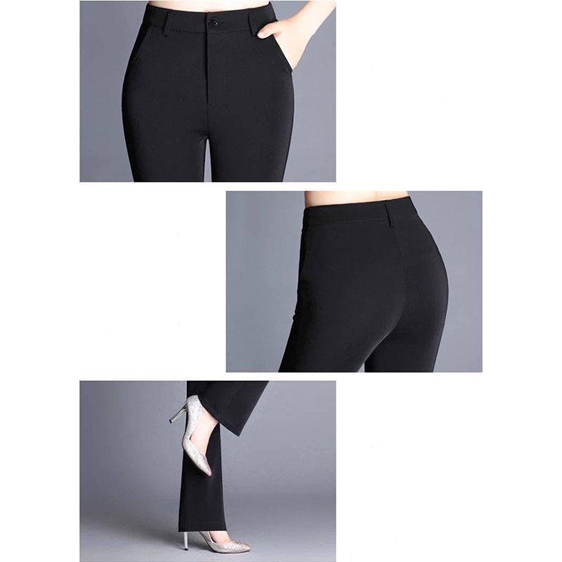 Models Micro Trousers Trousers High Waist Stretch Slim Large Size Straight Flared Pants Pants