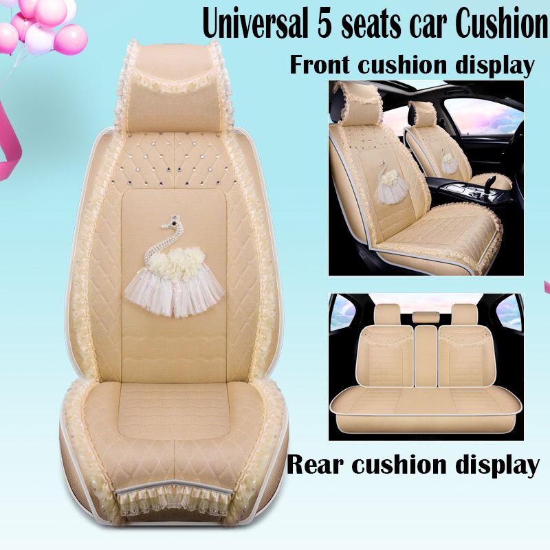 Universal car seat cover Waterproof Car Seat Cover Universal Leather 5 set Auto Seat Cushion 5 seats