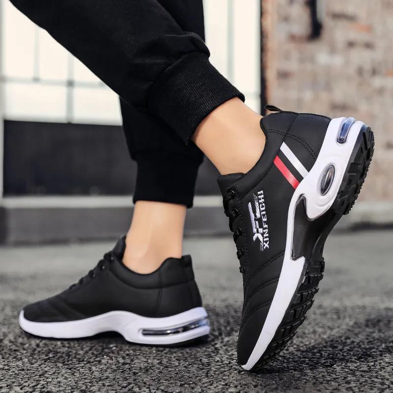 Men's Spring and Autumn Shoes Contrast Color Versatile Sports Shoes Non Slip Lightweight Flat Casual Shoes