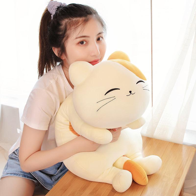 Lovely Cat Pillow Kids Sleeping Doll Kitten Doll Cushion Cute Children Plush Toys Bed Doll Special Kids Gifts