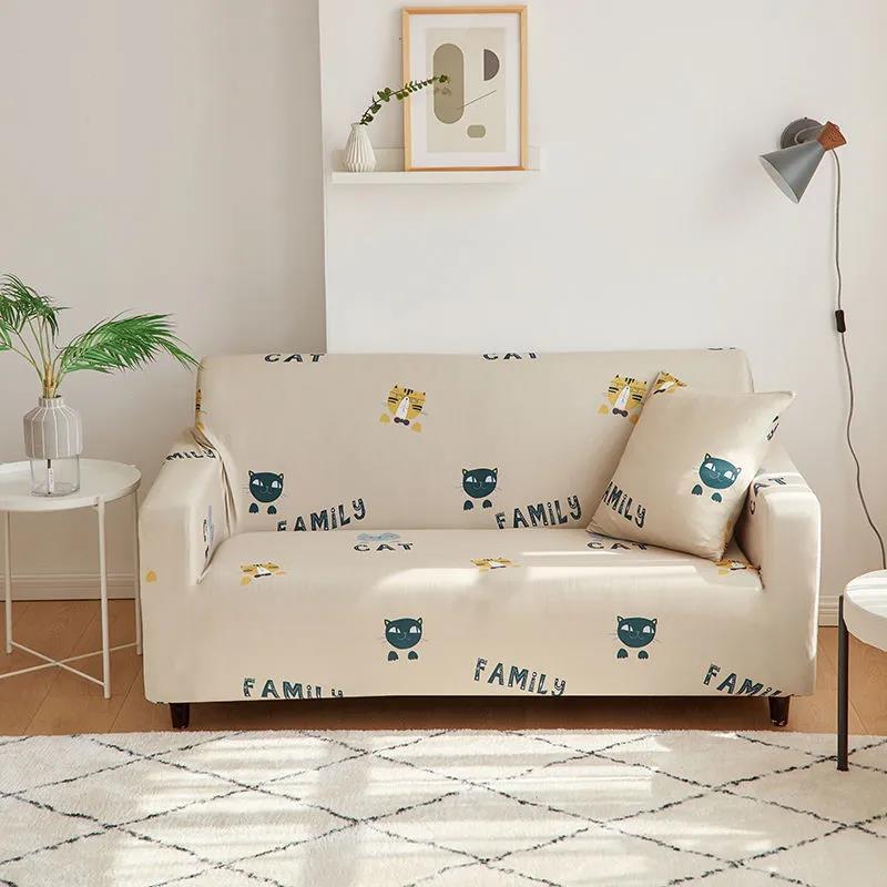 1/2/3/4 Seaters Flowers Sofa Covers Elastic Stretch Settee Couch Slipcover Protector Home Decor