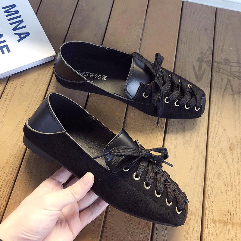 Leather Summer Loafers Women Casual Shoes Soft Pointed Toe Ladies Footwear Women Flats Shoes Female