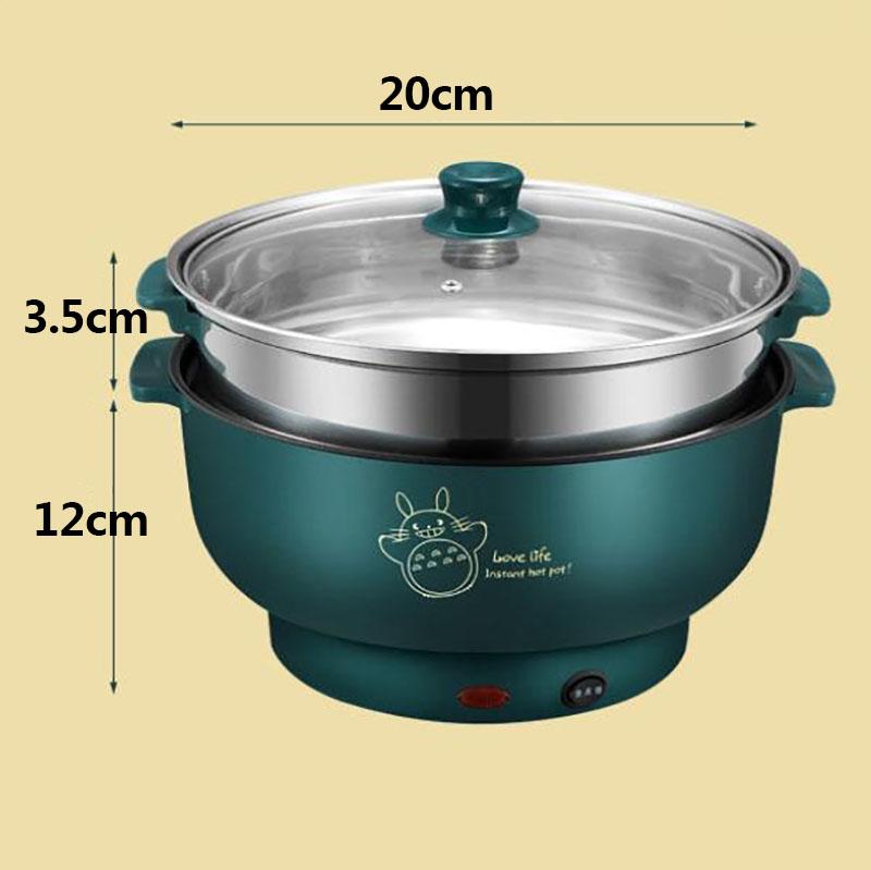 600W Mini Medical Stone Electric Heat Pot Non-stick Cooker Multi-function Electric Skillet Wok Kitchen Supplies