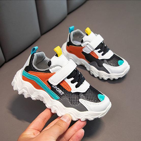 Children's Summer Light Casual Mesh Solid Shoes Soft Sole Non-slip Running Shoes Kickproof Outdoor Walking Sneakers