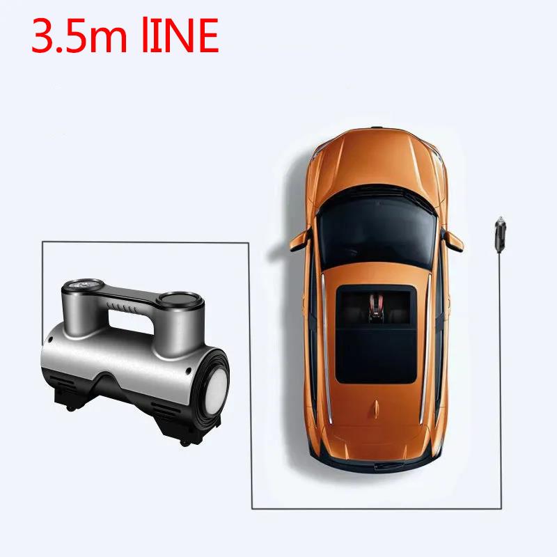 Meter Display Car Air Pump Portable Tire Pressure Monitor Multi-function Air Pump Cigarette Lighter Head