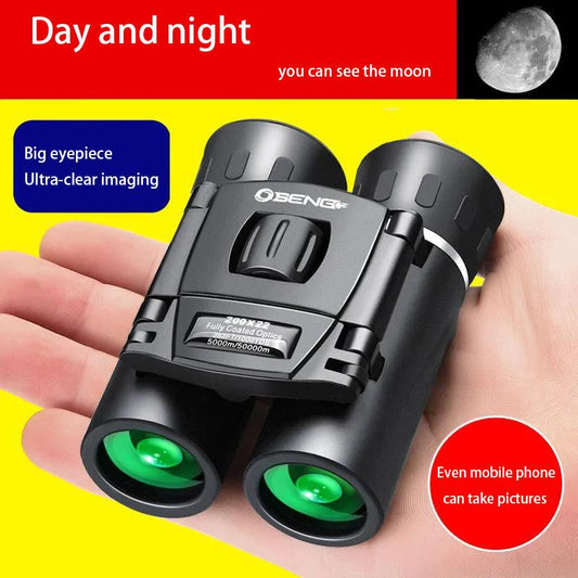 Telescope HD High Power Binoculars Pocket Small Adult Night Vision 10000 Meters Can Be Mobile Phone Camera