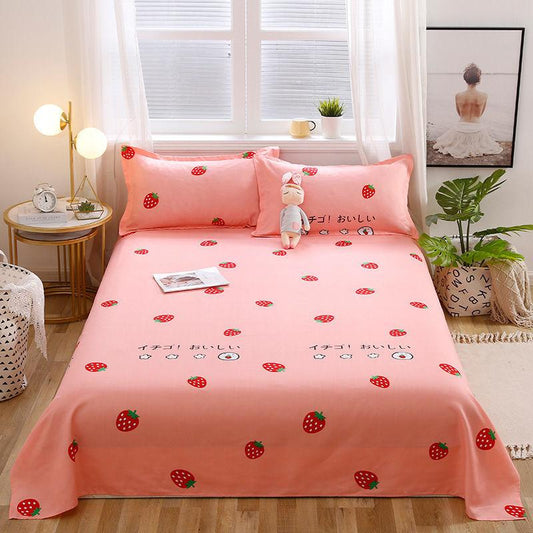 Twill Skin-friendly Bed Four Seasons Universal Student Dormitory Bed Linen Household Bedding