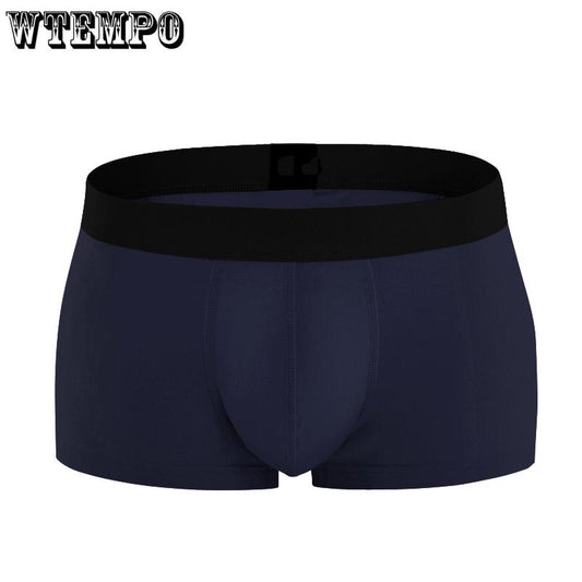 Classic Men Underwear Shorts Cotton Boxers Sexy Underpants Soft Wide Waist Panties