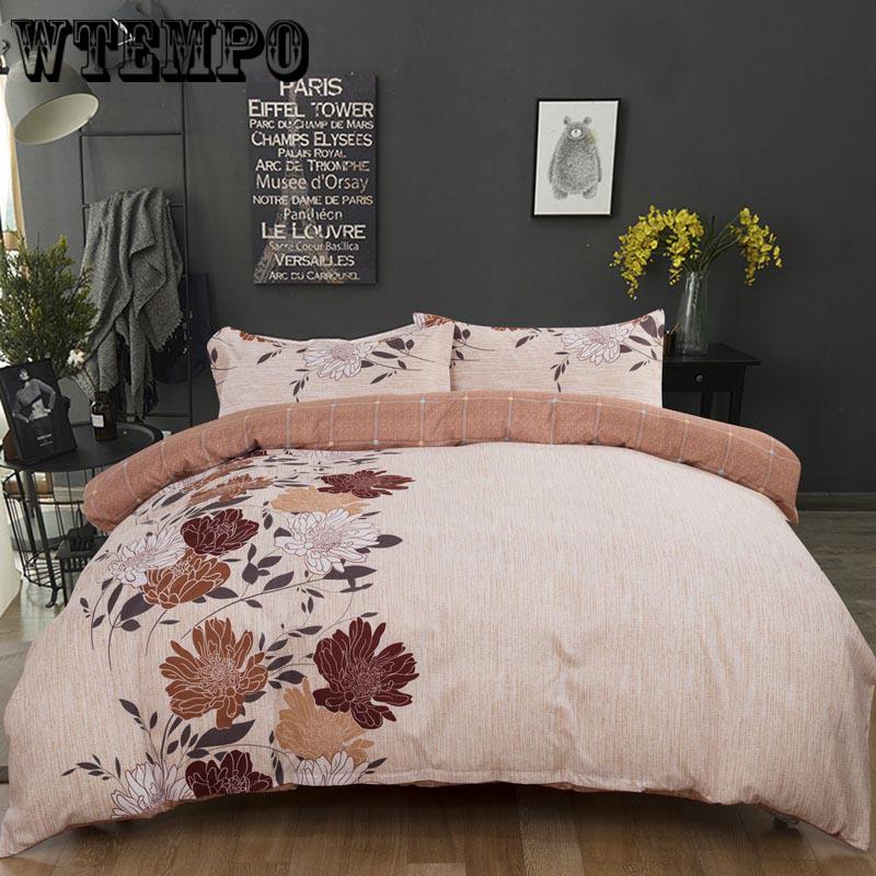 Bedding Set Floral Print Bedlinen 100% Cotton High Quality Full/queen Size Quilt Cover