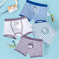 Quality Blue Striped Boys Brief Underwear Kids Stretchy Panties for 3 4 6 8 10 12 14 Years Old Boys Clothes